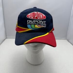 Vintage NASCAR Jeff Gordon Racing Hat #24 Hendrick Motorsports Navy Red One Size